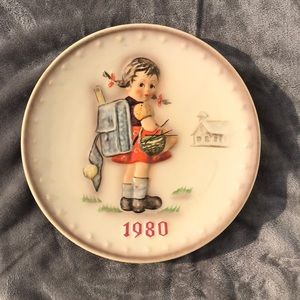 Vintage Hummel Plate 7.5” 1980